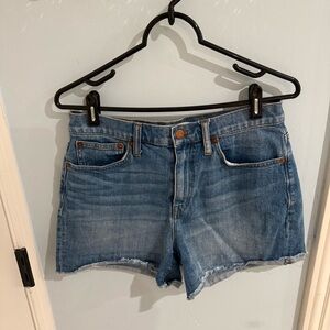 Madewell Classic Blue Jean Shorts